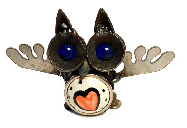 Owl with Heart in Belly